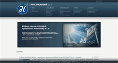Desktop Screenshot of hronovsky.cz